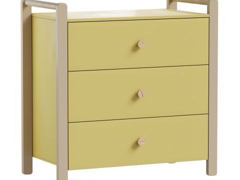 Ruffys Chest of drawers-1 3D मॉडल