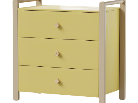 Ruffys Chest of drawers-1 3D मॉडल