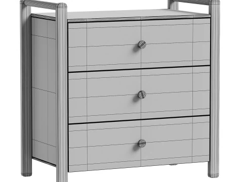 Ruffys Chest of drawers-1 3D Model