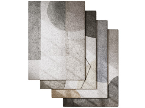 Rug Set 01 3Dモデル