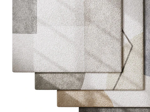 Rug Set 01 3D Model