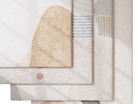Rug Set 02 3D Model