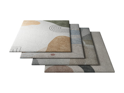Rug Set 02 3D मॉडल