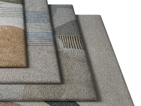 Rug Set 02 3D Model
