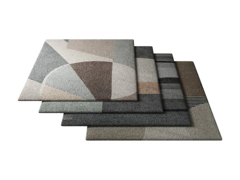Rug Set 03 3D Model