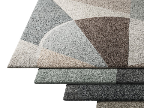 Rug Set 03 Modelo 3D