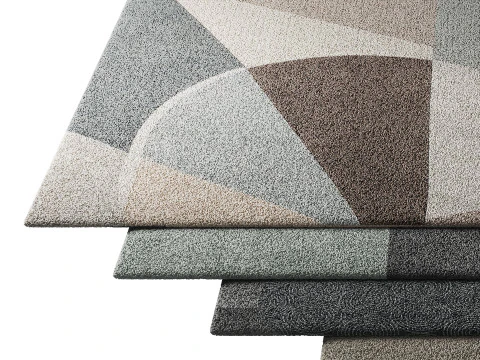 Rug Set 03 3D Model