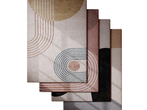 Vloerkledenset 04 3D Model