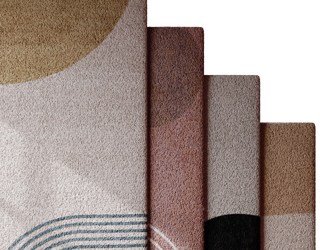 Rug Set 04 3D Model