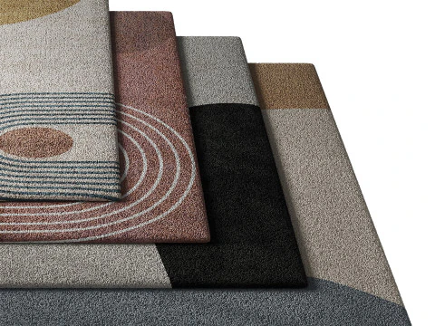 Rug Set 04 3D Model