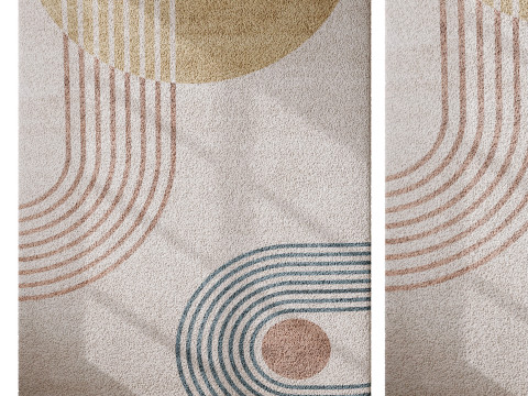 Rug Set 04 3D Model