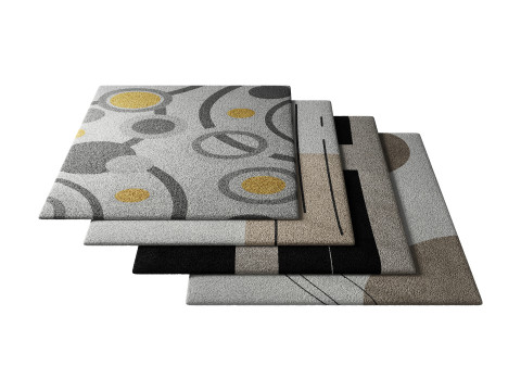 Rug Set 05 3D Model