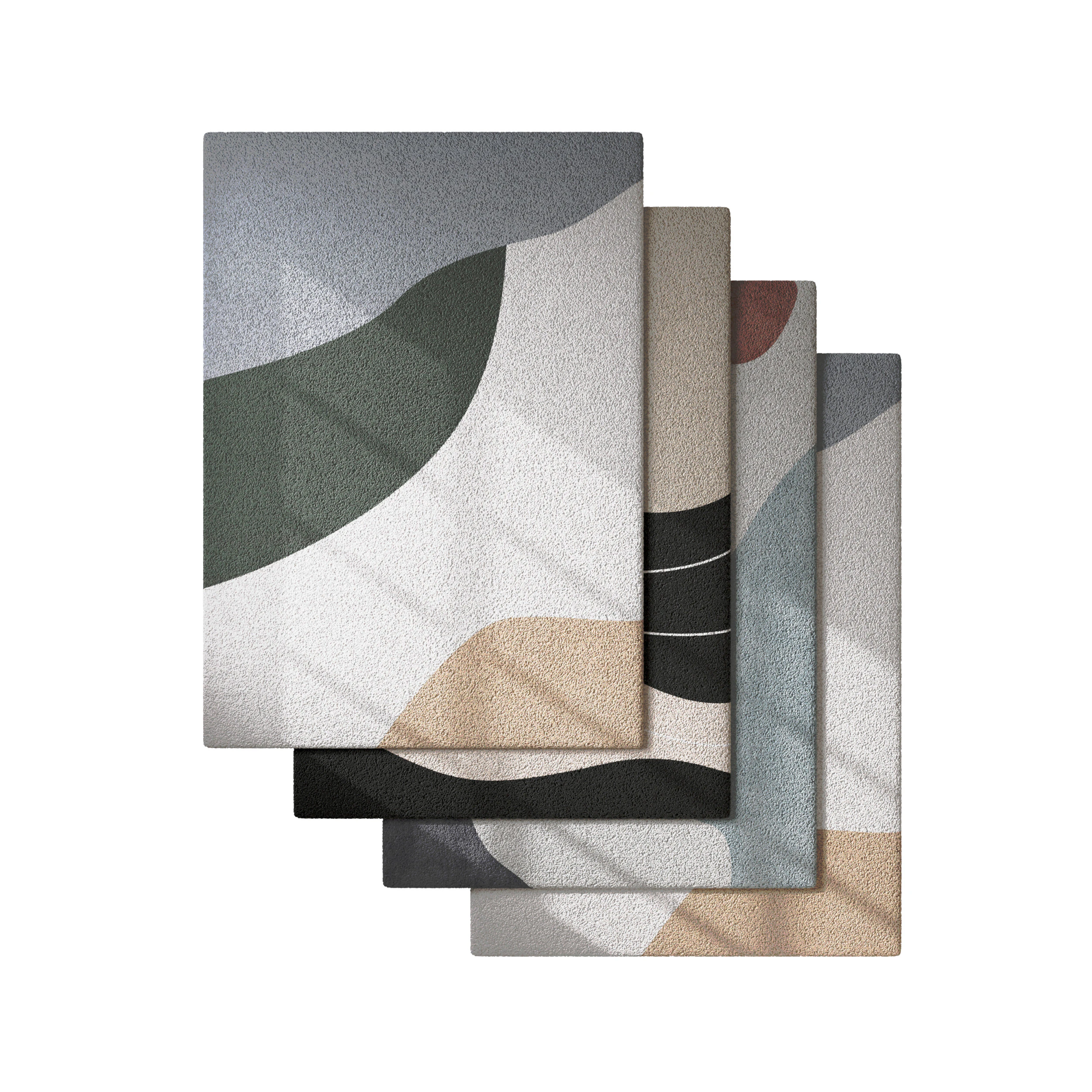 Teppichset 9 3D Modell .c4d .max .obj .3ds .fbx .stl .blend 