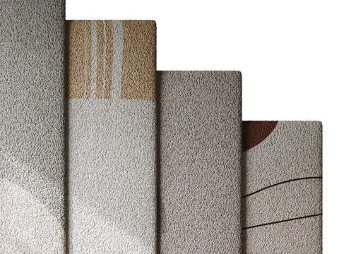 Conjunto de tapetes 10 Modelo 3D