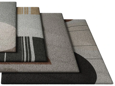 Conjunto de tapetes 10 Modelo 3D