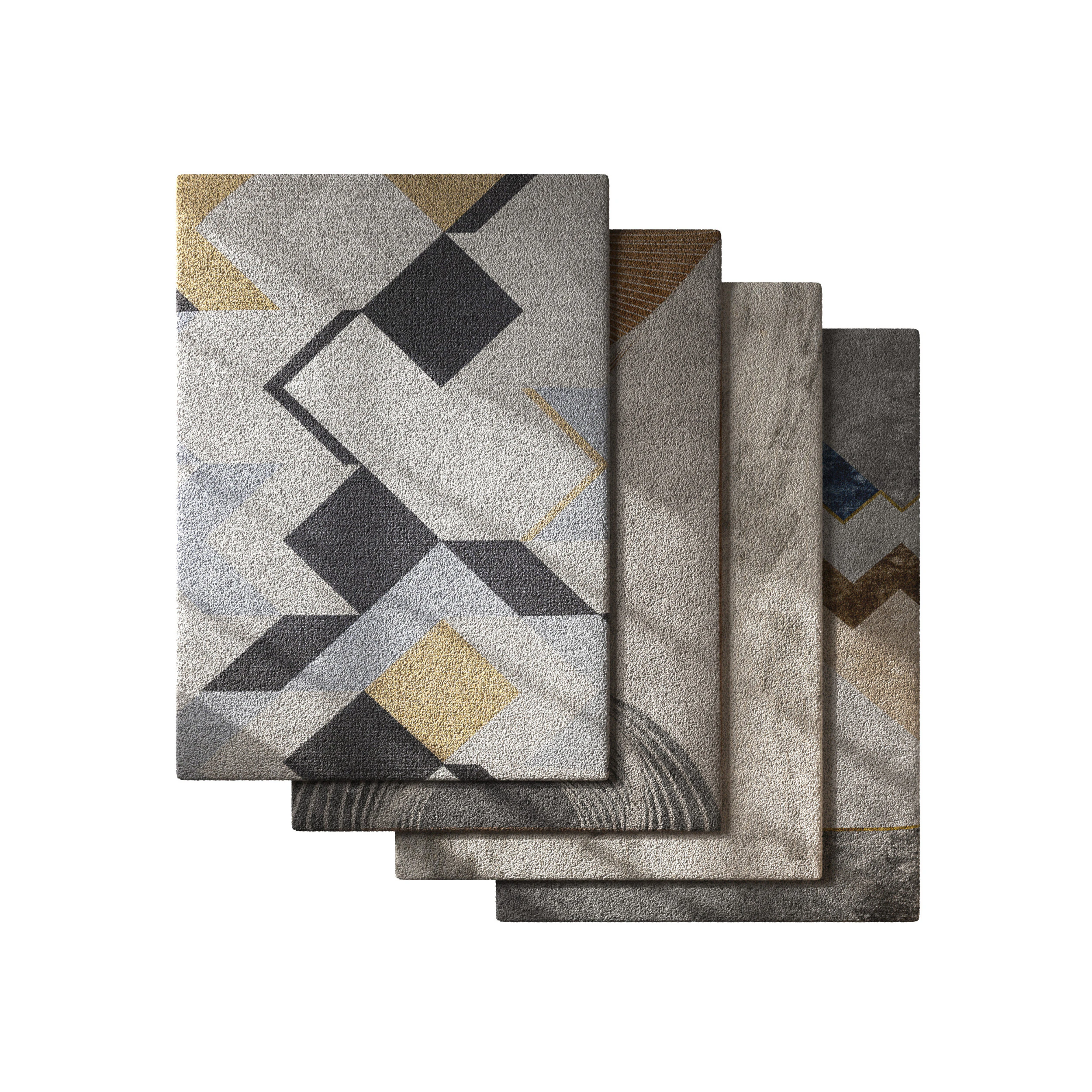 Rug Set 15 3D Model .c4d .max .obj .3ds .fbx .stl .blend 