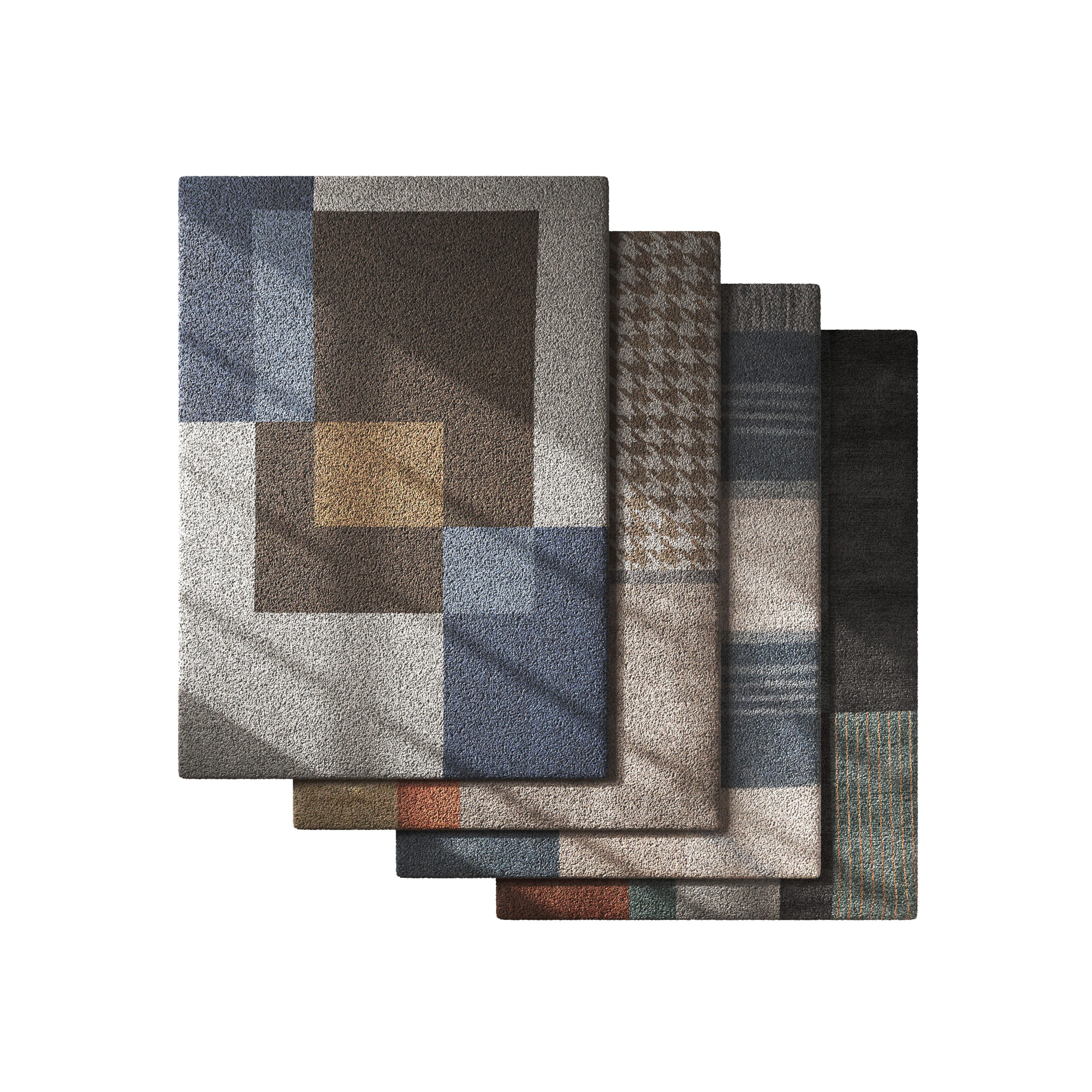Rug Set 16 3D Model .c4d .max .obj .3ds .fbx .stl .blend