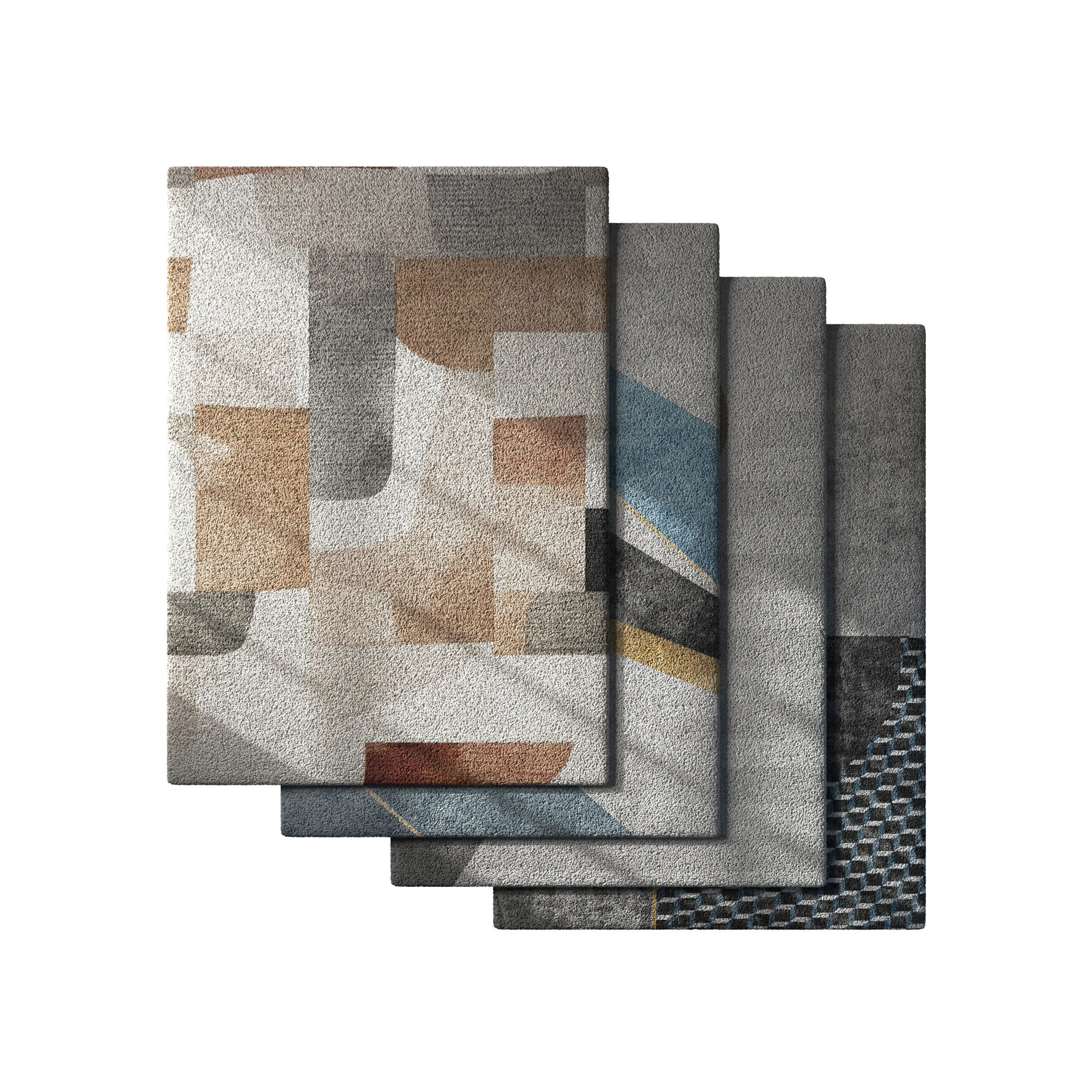 Rug Set 28 3D Model .c4d .max .obj .3ds .fbx .stl .blend 