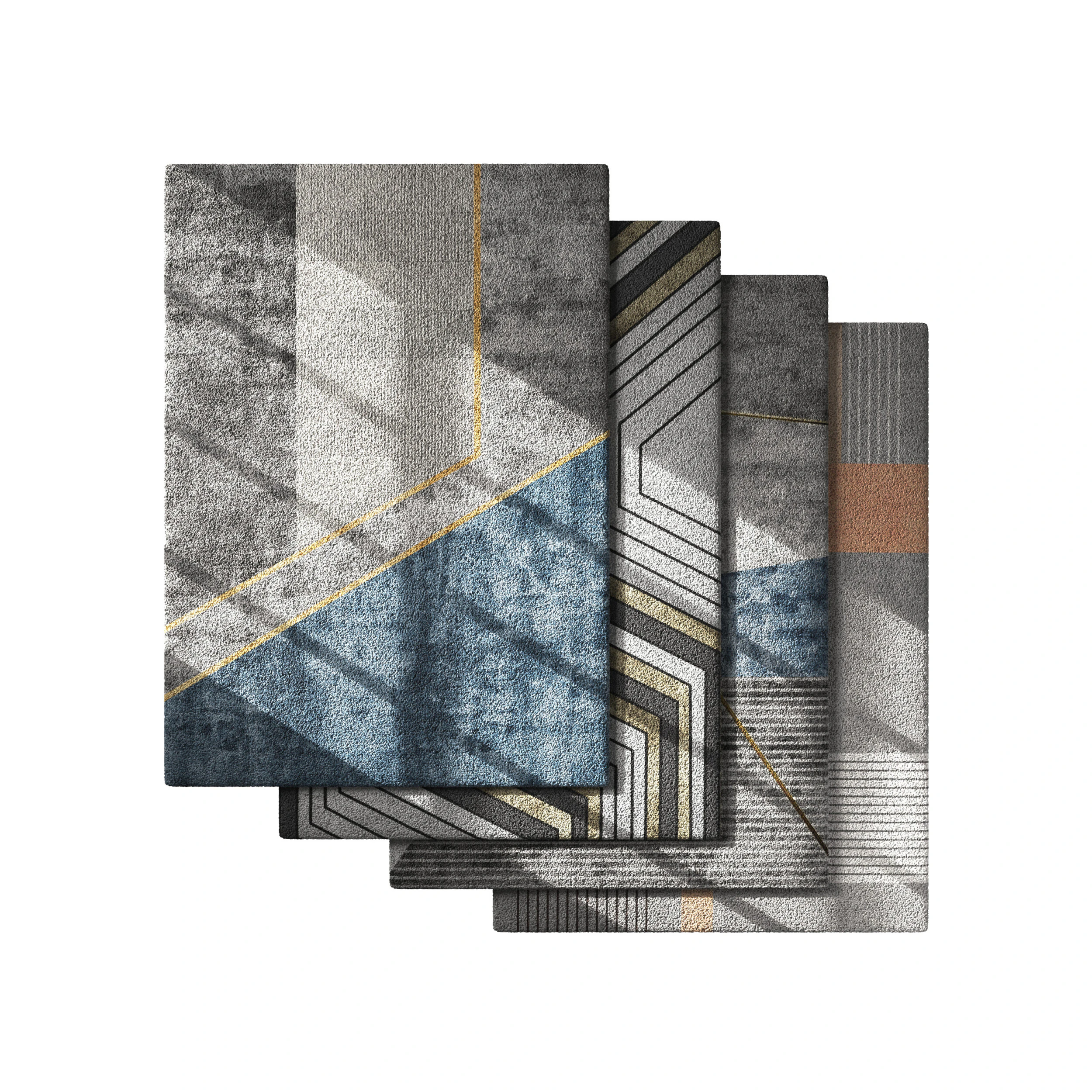 Rug Set 29 3D Model .c4d .max .obj .3ds .fbx .stl .blend