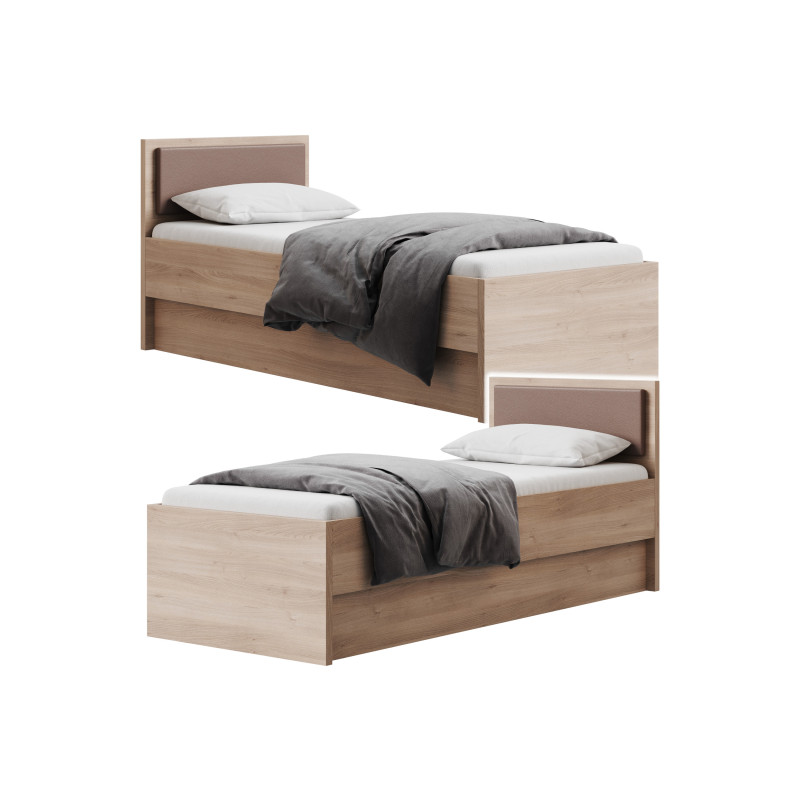 Sandras bed 3D Model .c4d .max .obj .3ds .fbx .stl .blend 