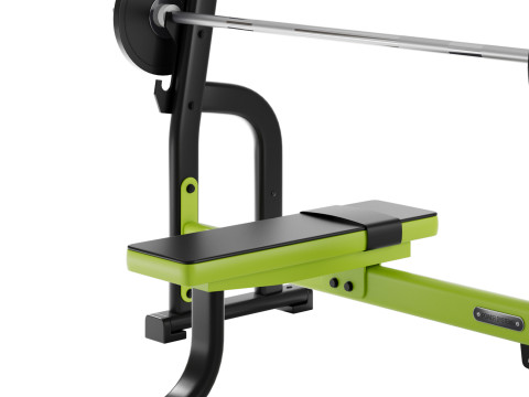 Sierra Olympic Flat Bench Modelo 3D