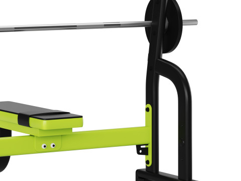 Sierra Olympic Flat Bench Modelo 3D