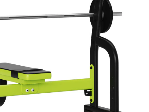 Banco plano ol&iacute;mpico Sierra Modelo 3D