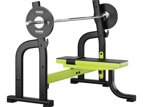 Banco plano ol&iacute;mpico Sierra Modelo 3D