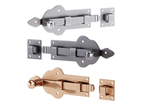 Slide Bolt Door Latch 3Dモデル