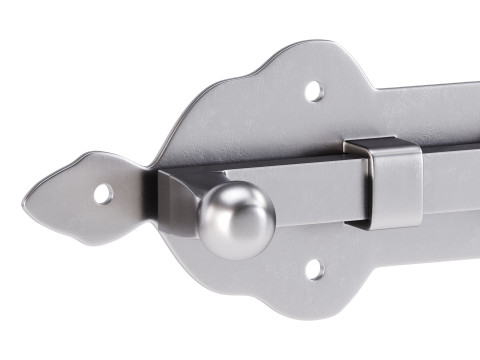 Slide Bolt Door Latch Modello 3D