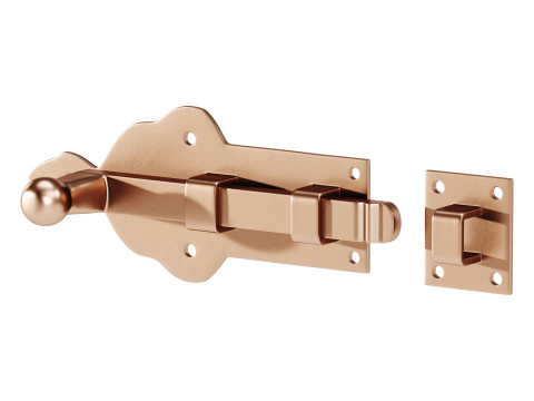 Slide Bolt Door Latch Modello 3D