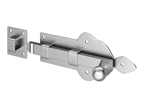 Slide Bolt Door Latch 3D Model