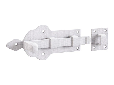 Slide Bolt Door Latch 3D Model