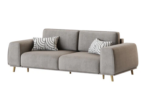 Sofa Laronso Soft Latte 3D Model
