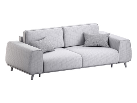 Sofa Laronso Soft Latte 3D Model