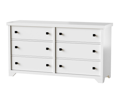 Sumatra 6-Drawer Dresser 3D Model