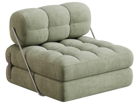 TALIA BOUCLE LOUNGE CHAIR 3D Model