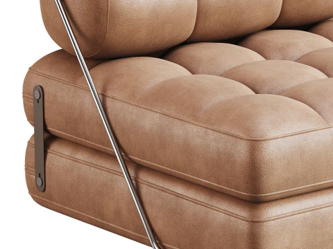 TALIA BOUCLE LOUNGE CHAIR 3D Model