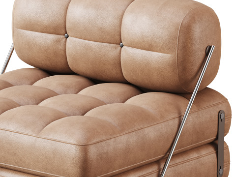 TALIA BOUCLE LOUNGE CHAIR 3D Модель