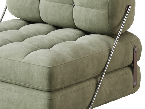 TALIA BOUCLE LOUNGE CHAIR 3D Модель