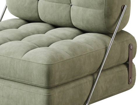 TALIA BOUCLE LOUNGE CHAIR 3D Model