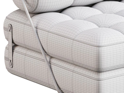 TALIA BOUCLE LOUNGE CHAIR 3D Model