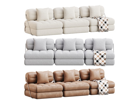 TALIA BOUCLE LOUNGE SOFA 3D Model