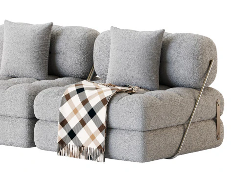 TALIA BOUCLE LOUNGE SOFA 3D Model