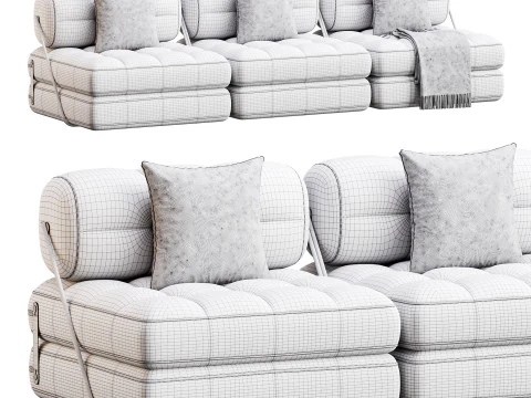 TALIA BOUCLE LOUNGE SOFA 3D Model