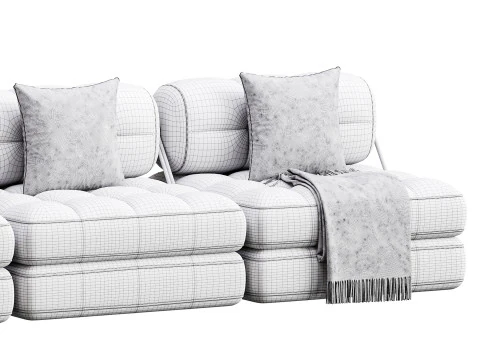 TALIA BOUCLE LOUNGE SOFA 3D Model