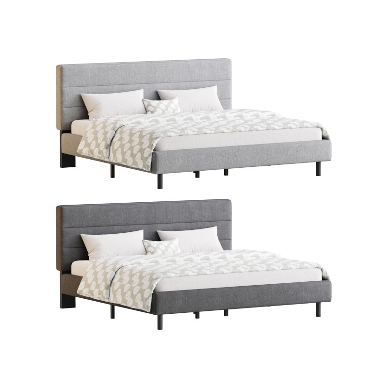 Twin Bed Frame 3D-Modell .c4d .max .obj .3ds .fbx .stl .blend 