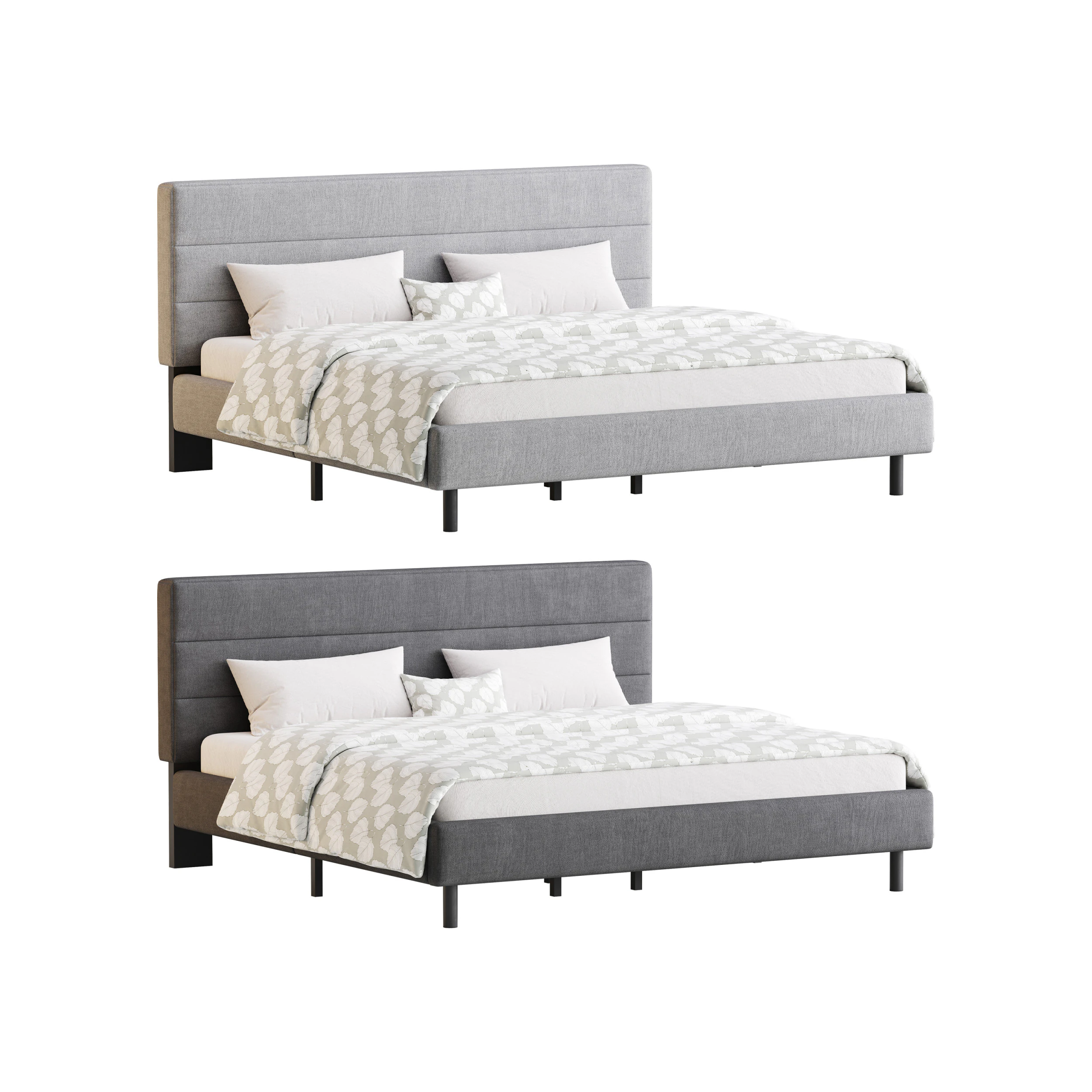 Struttura letto singolo Modello 3D .c4d .max .obj .3ds .fbx .stl .blend 