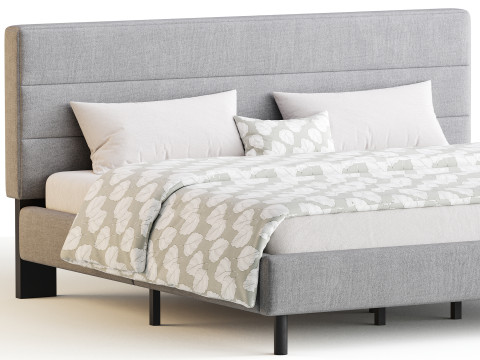 Twin Bed Frame 3D-Modell
