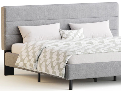 Struttura letto singolo Modello 3D